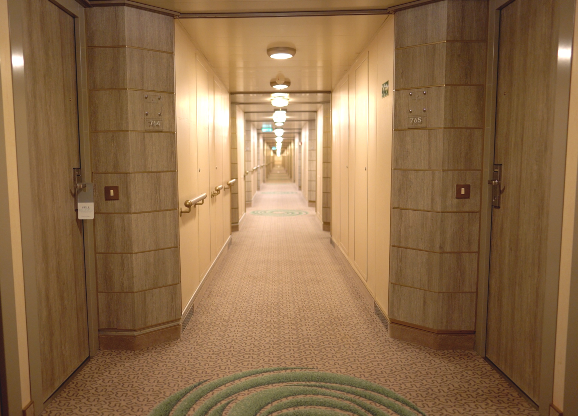Our suite was almost at the end of this long corridor. 