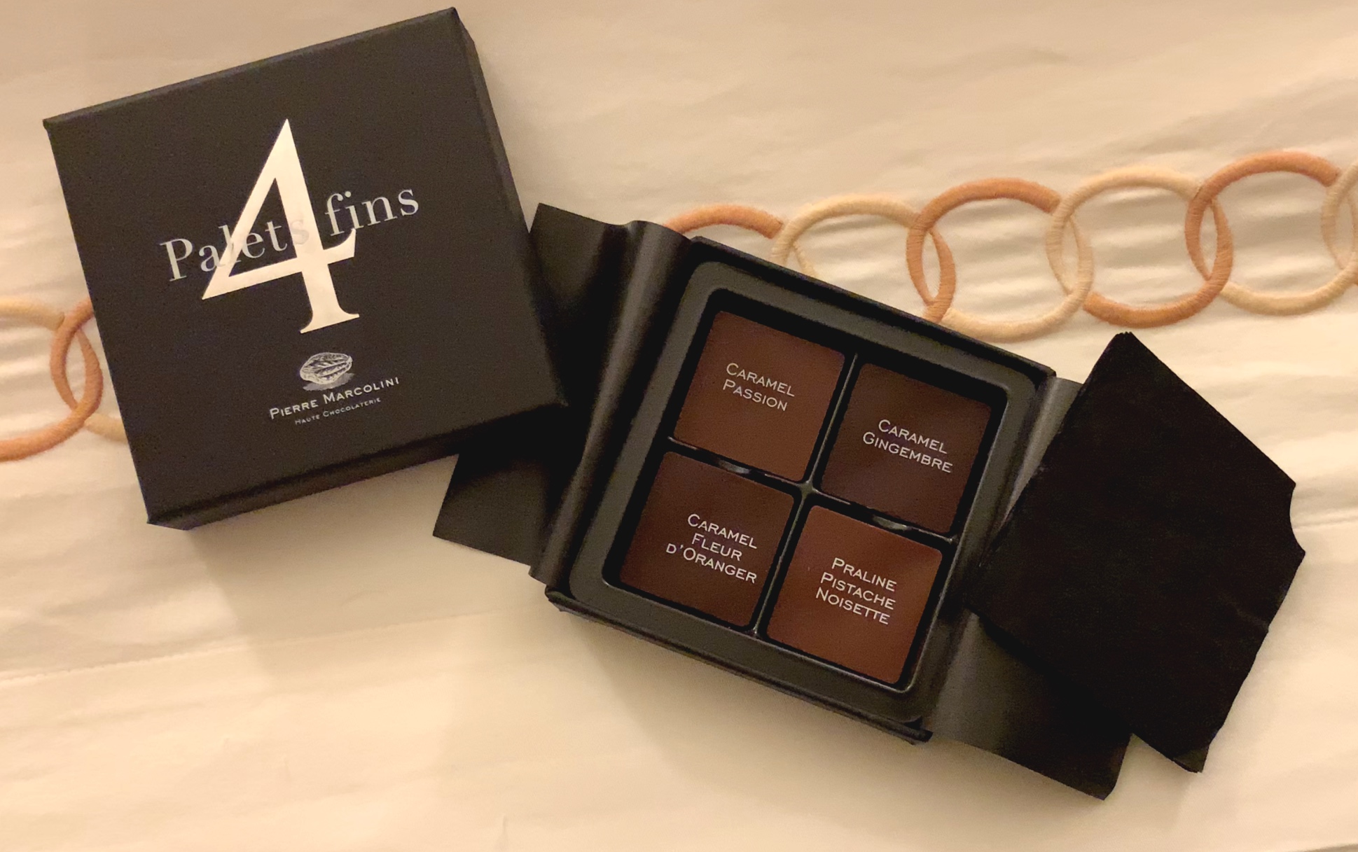 Pillow chocolates.
