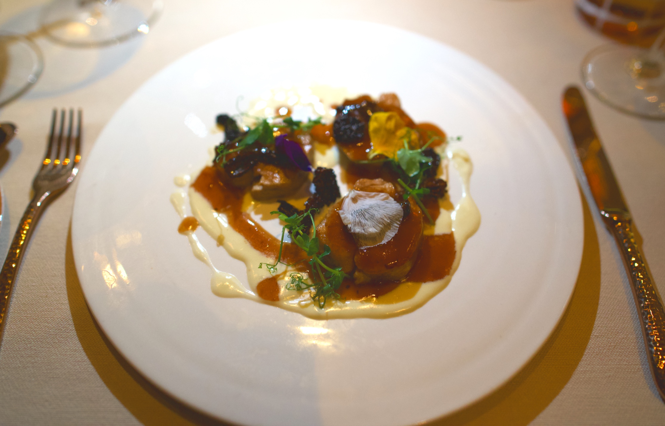 La Dame veal sweetbreads.