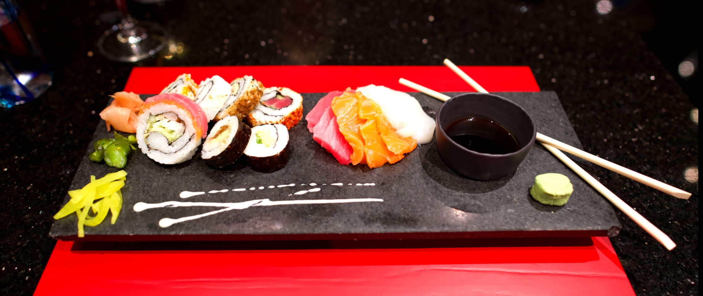 Silversea assorted sushi