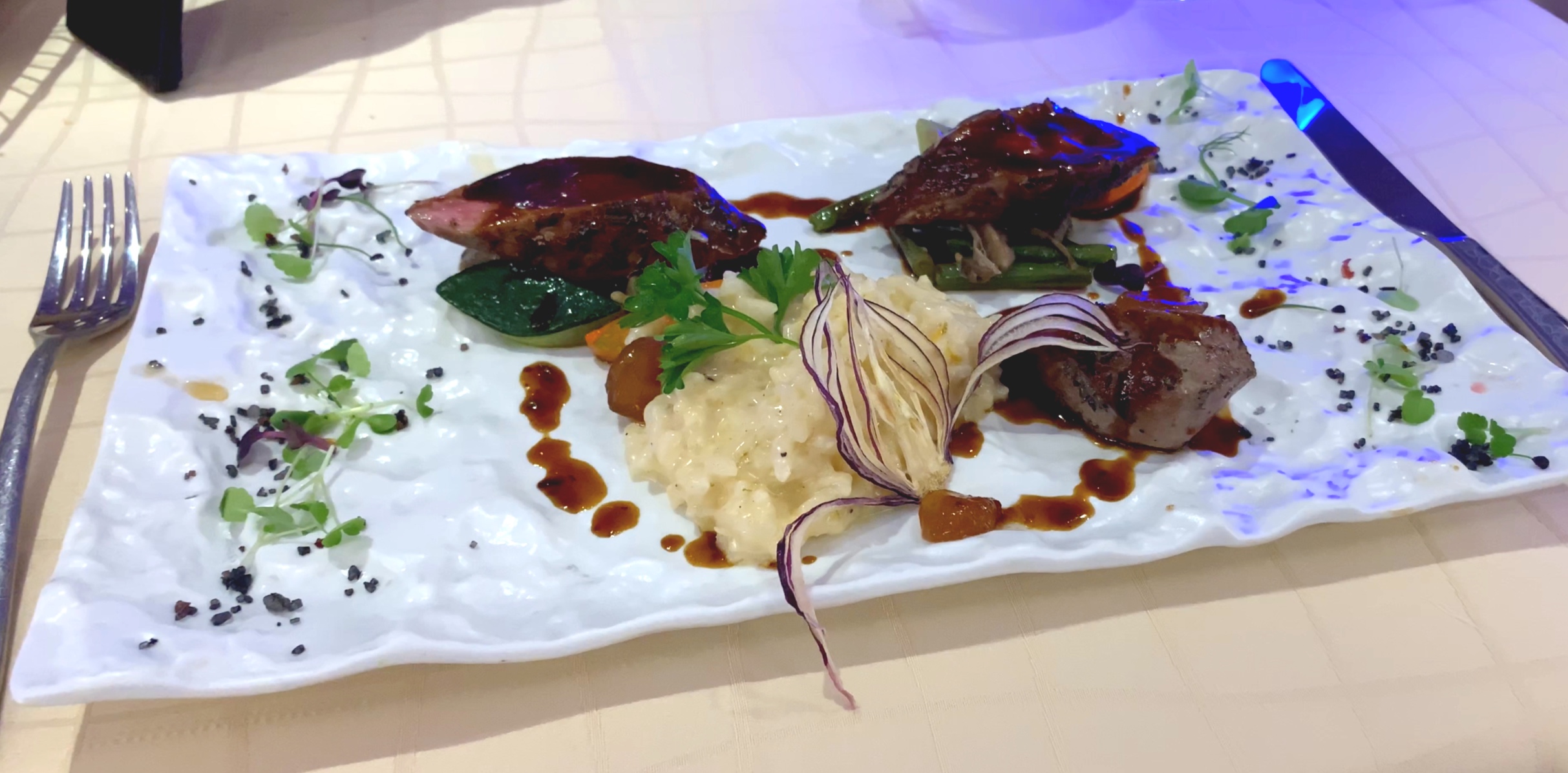 ‘Salt from the Fields’ lamb dish