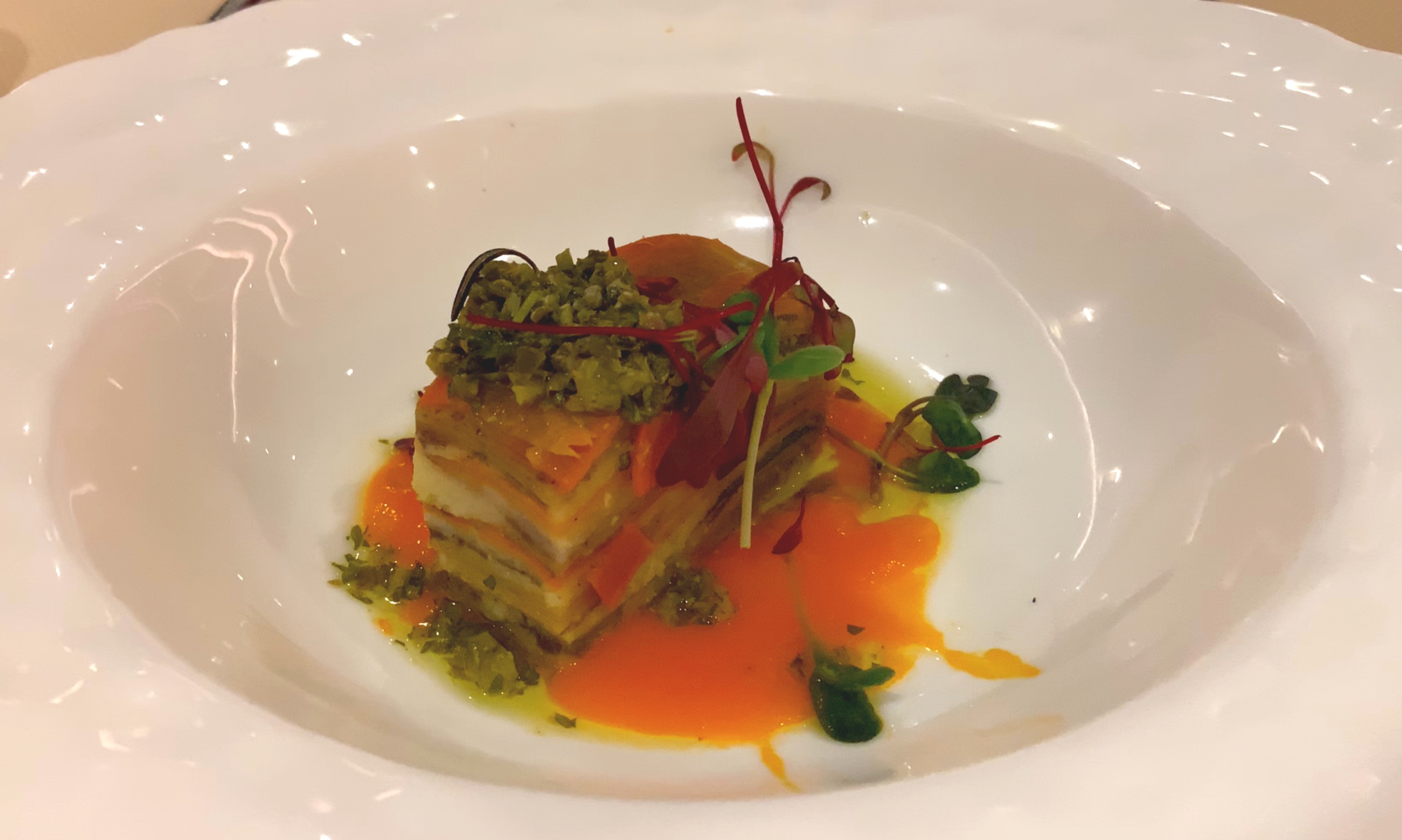 Vegetable layers.