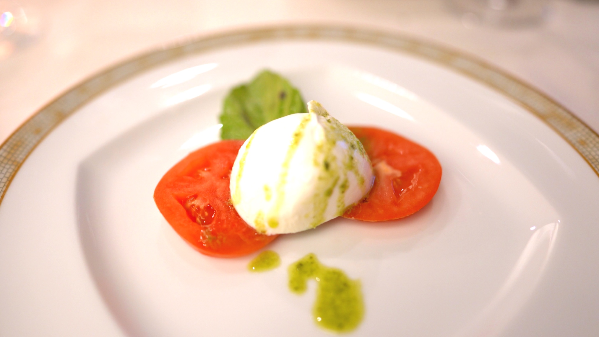  Caprese salad.  