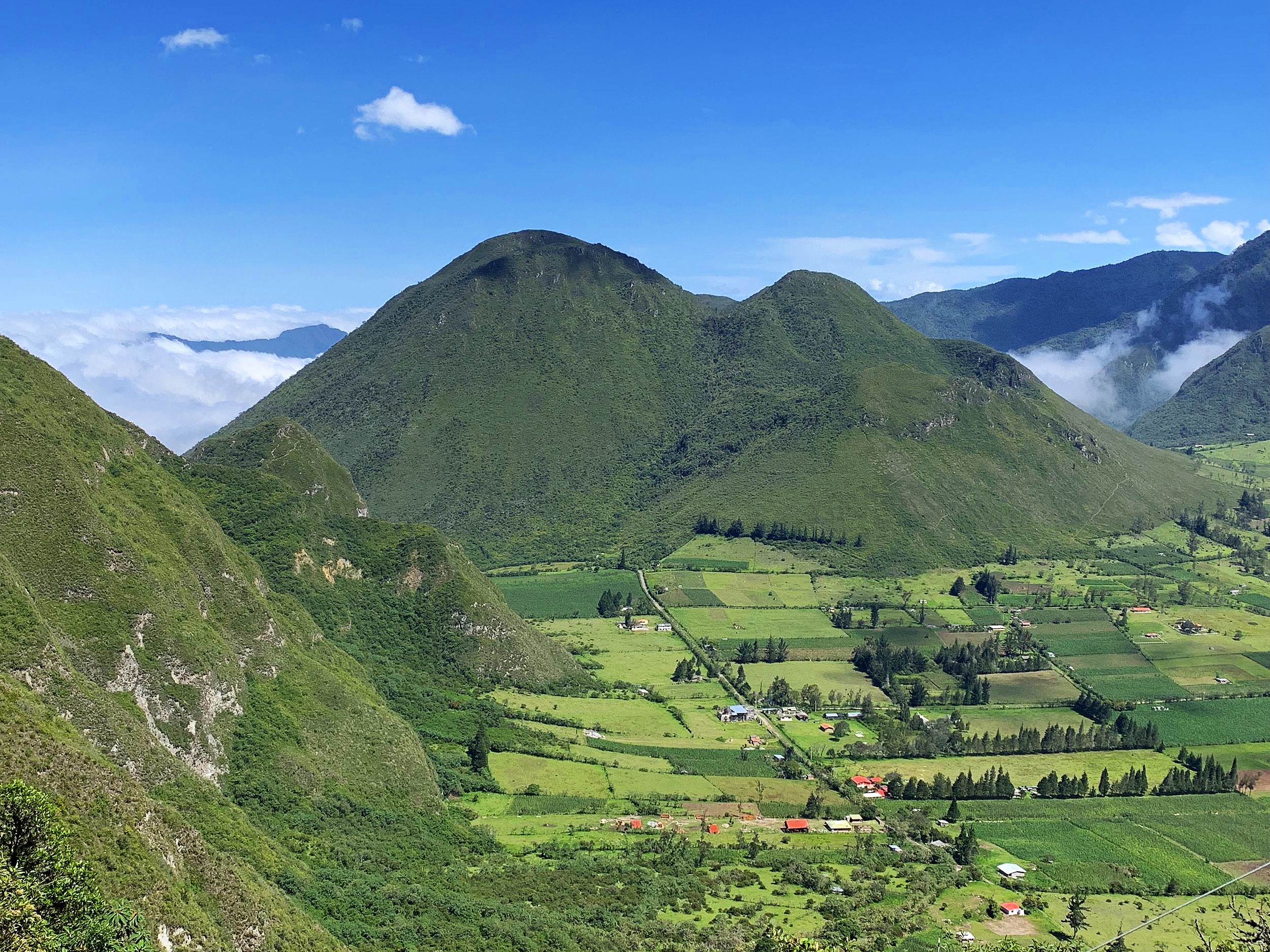  Pululahua Geobotanical Reserve volcanic crater. 