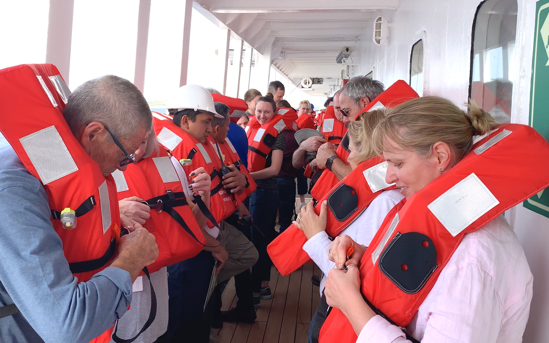 The ever important Muster drill.