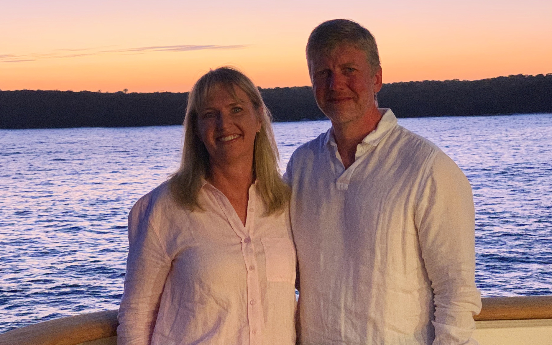 Post-party, pre-dinner sunset.