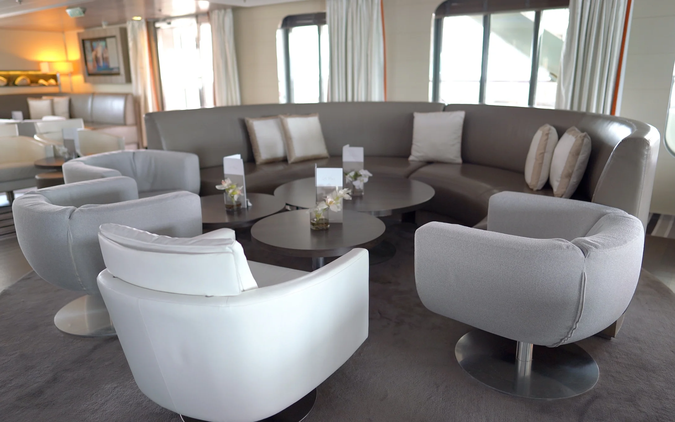 More seating.
