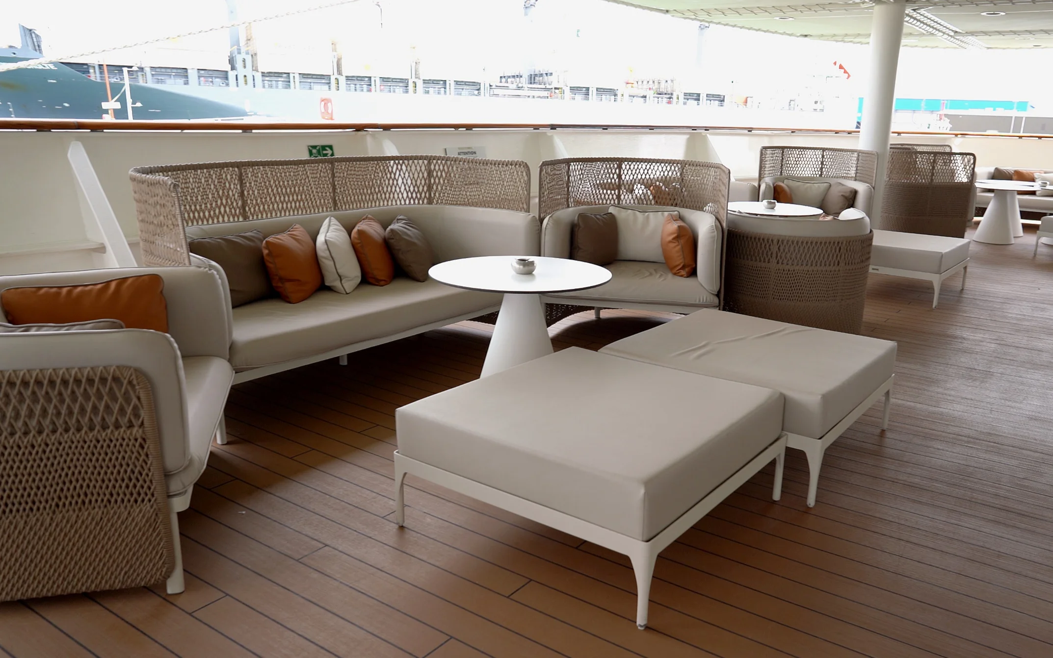 The Lounge outside seating area.