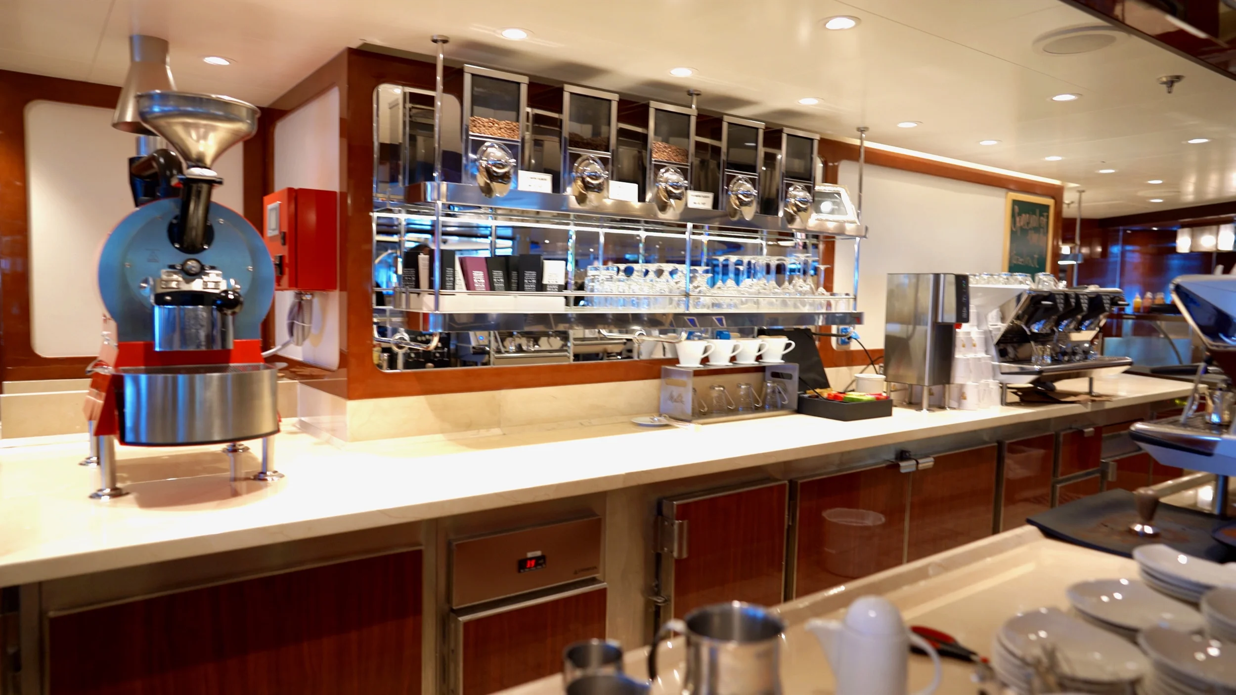 Seabourn Square coffee bar.