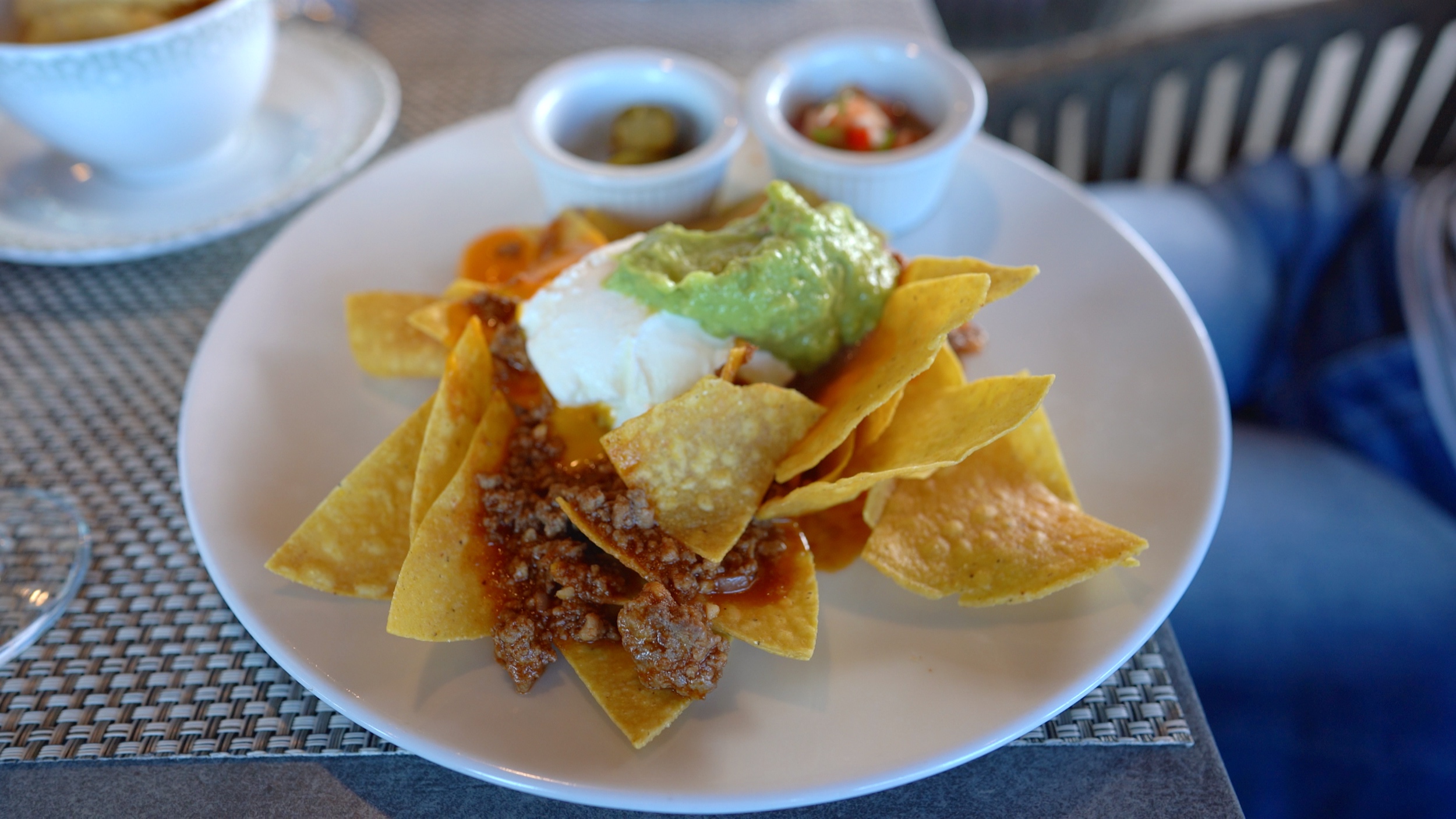 The delicious nachos, my favourite lunch.