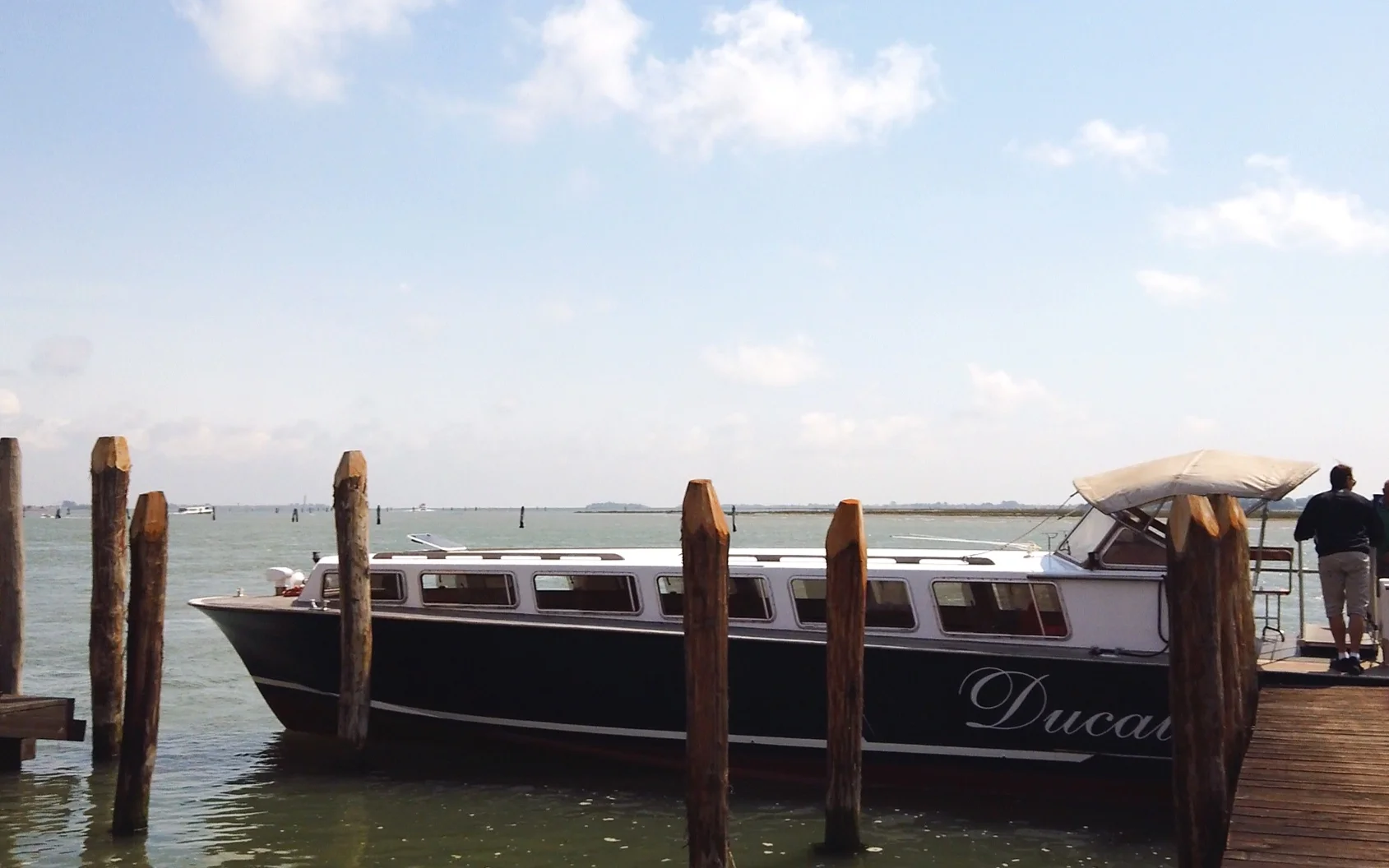 Our Venetian water taxi.