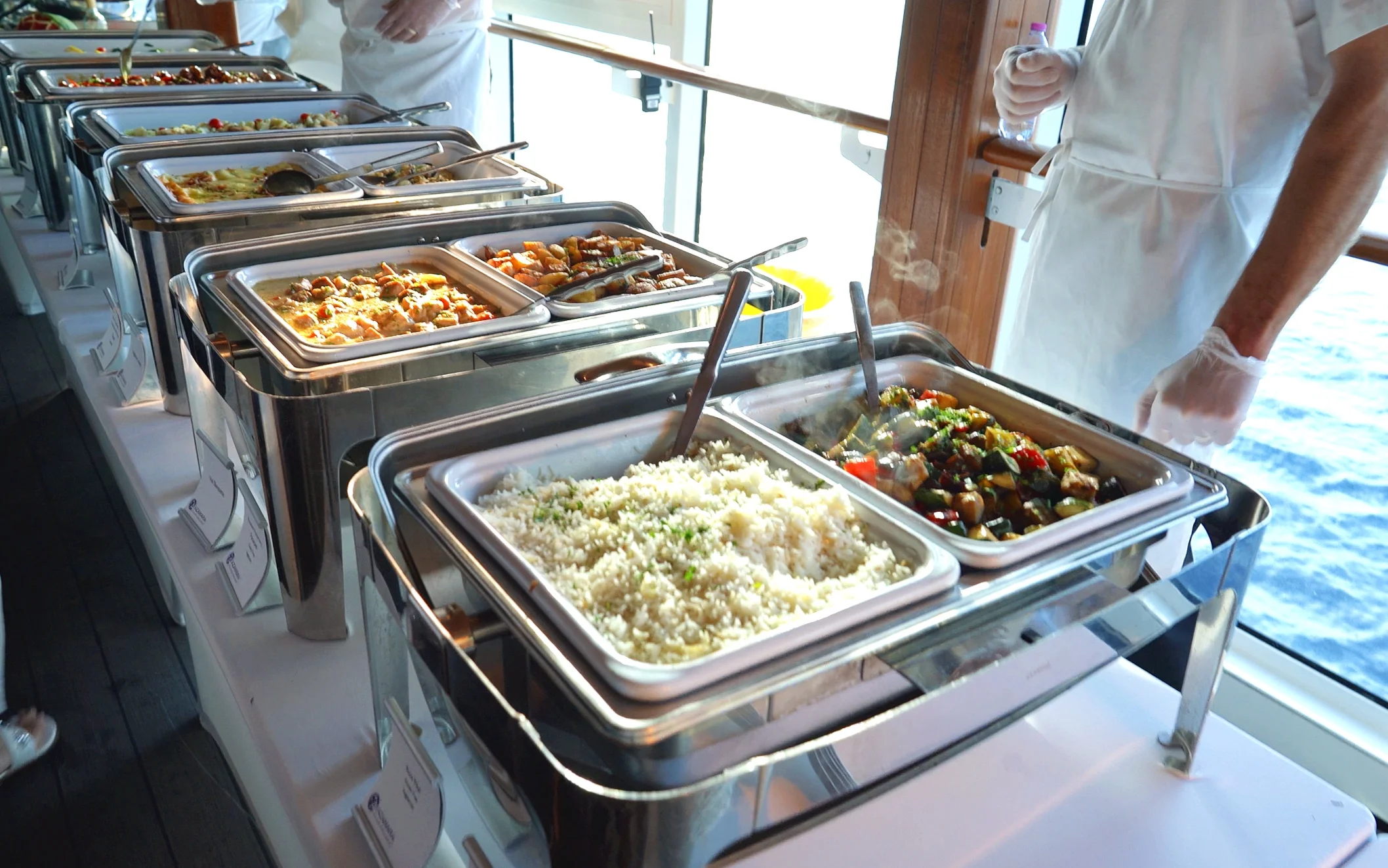 White Night Party food.