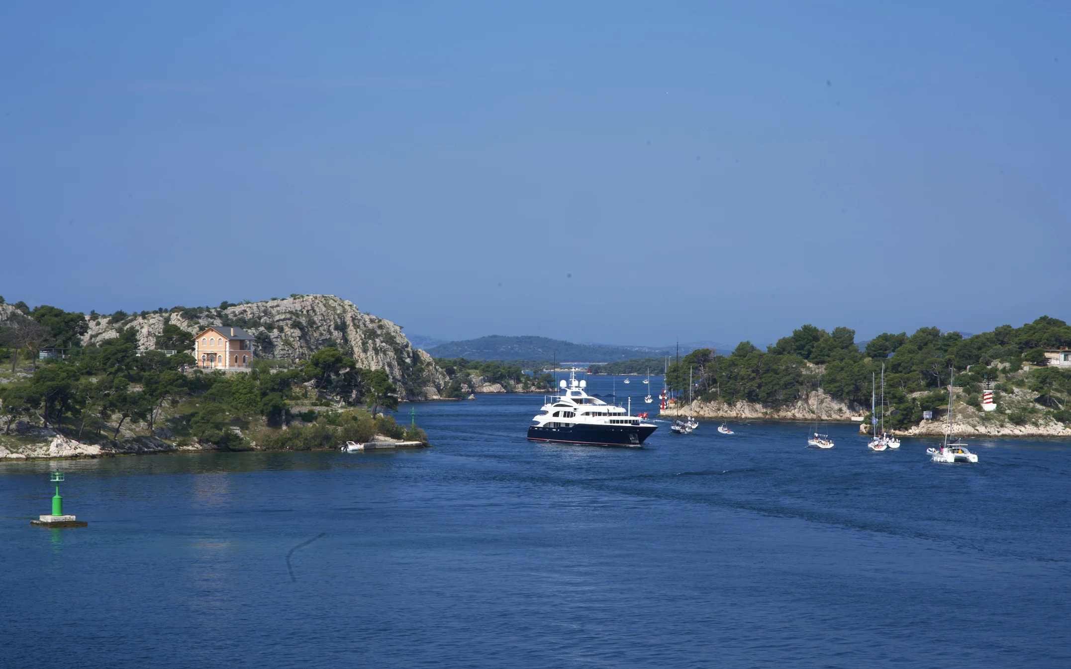 Arriving into stunning Sibenik.
