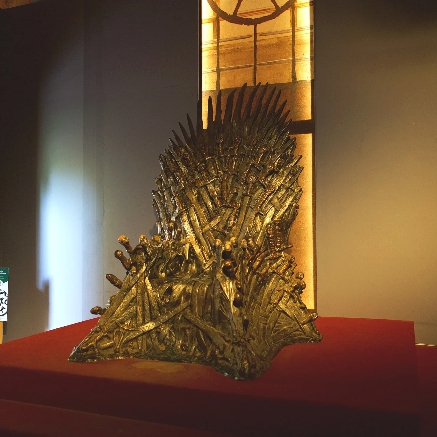 As fans of Game of Thrones we couldn't resist seeing the Iron Throne.