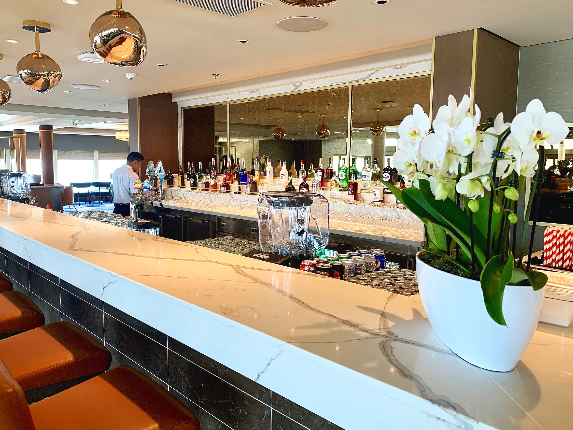 The Britannia Lounge bar.