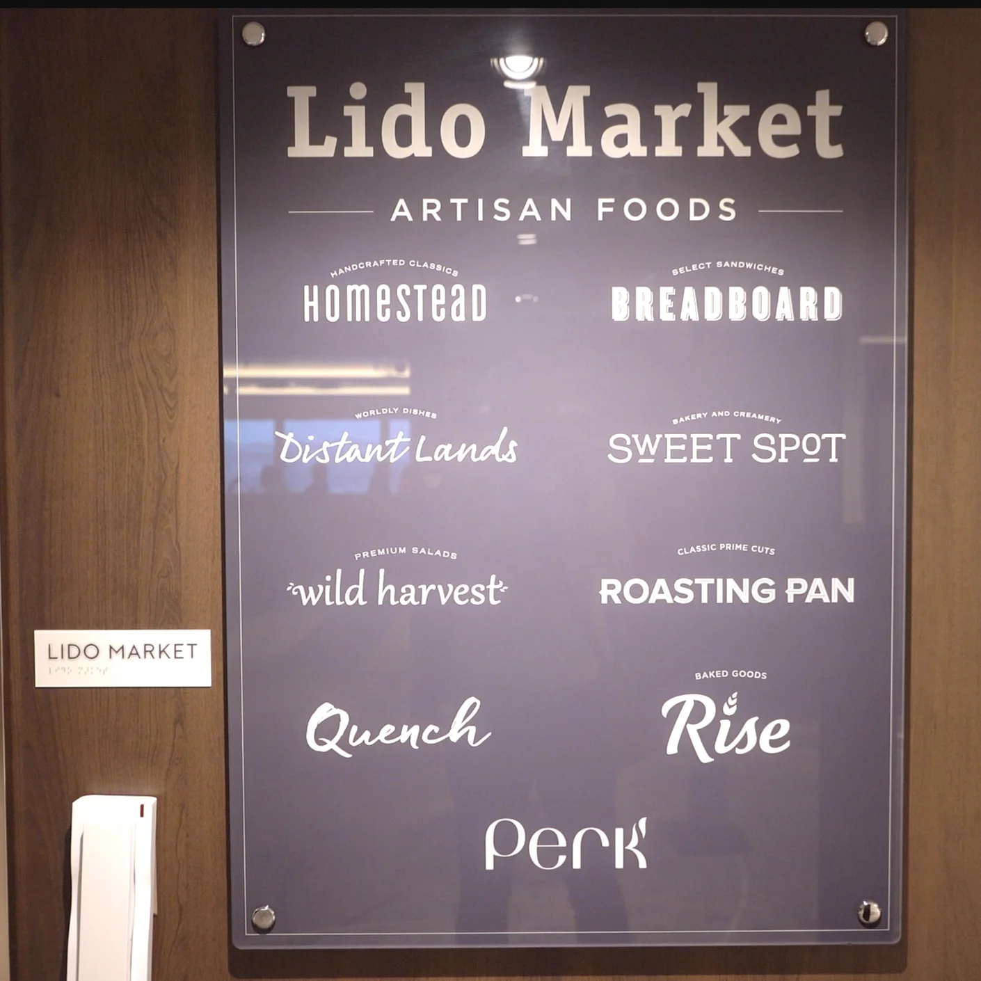 The Lido market food options