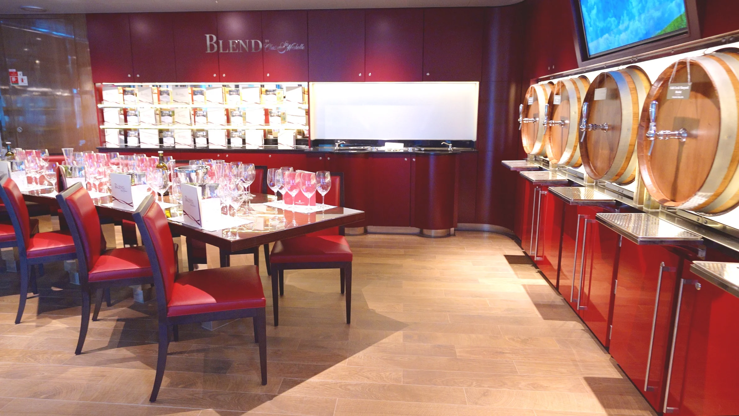 Blend wine tasting room