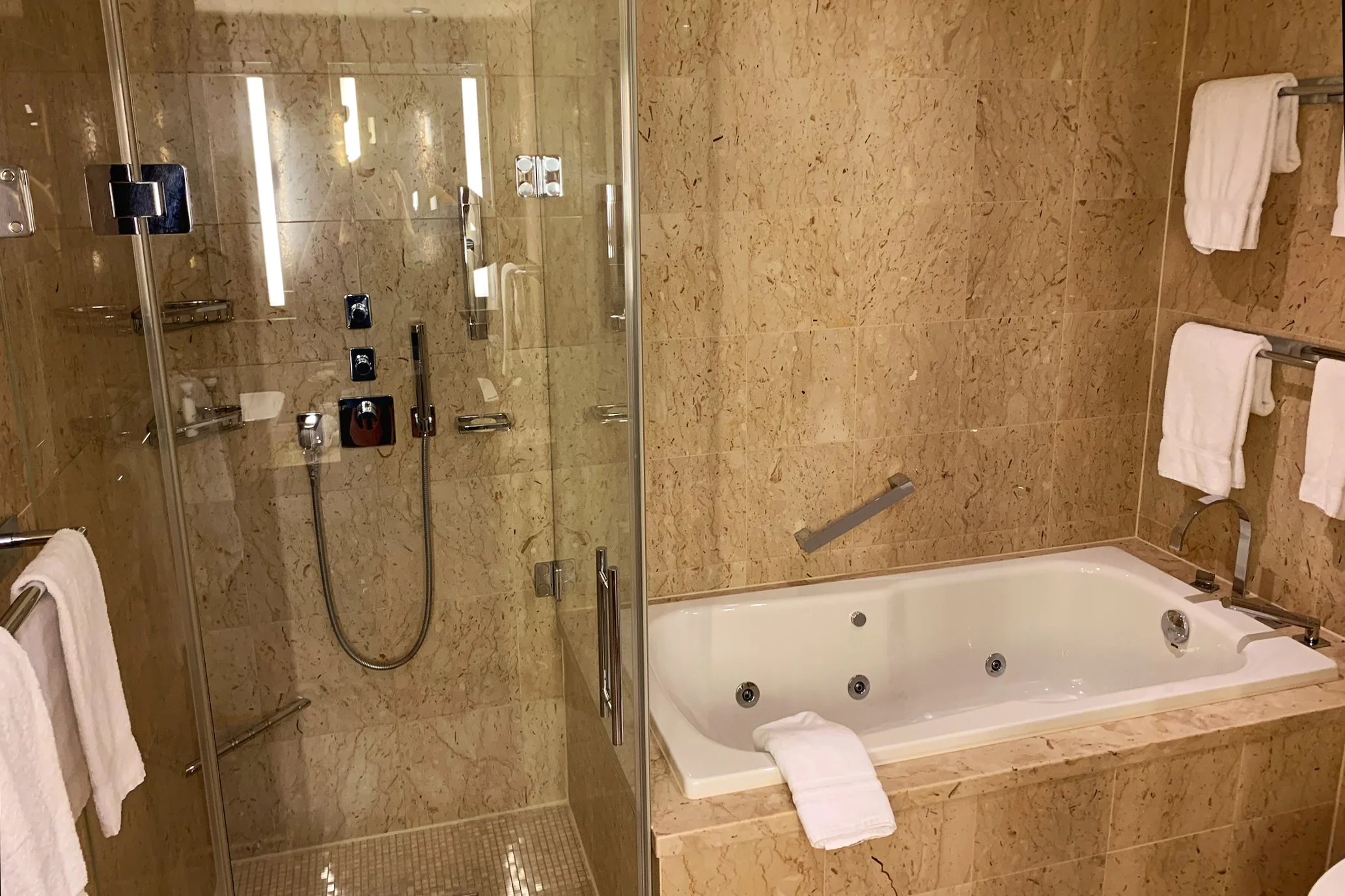 Royal suite bath and shower