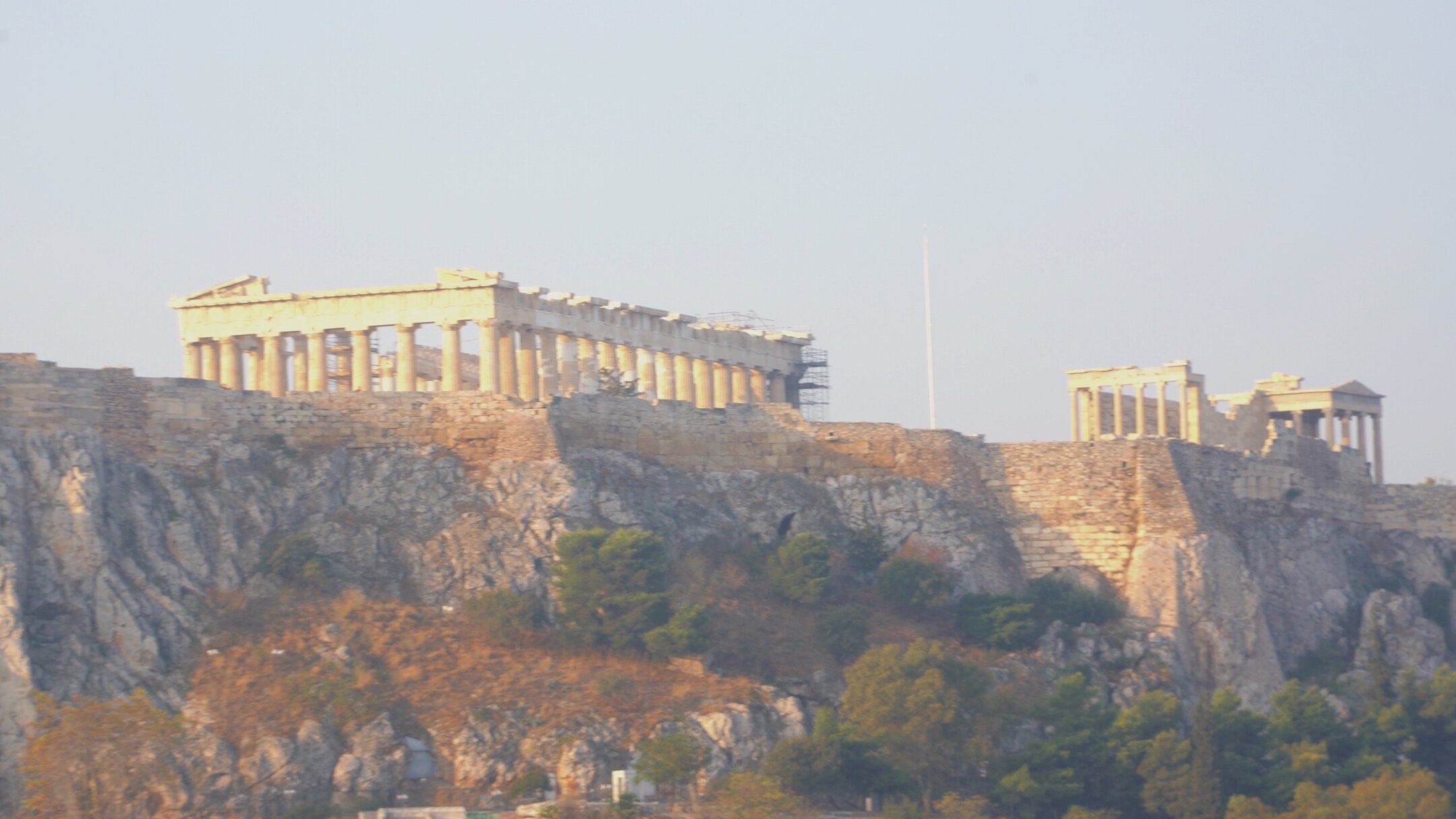  The nearby Parthenon 