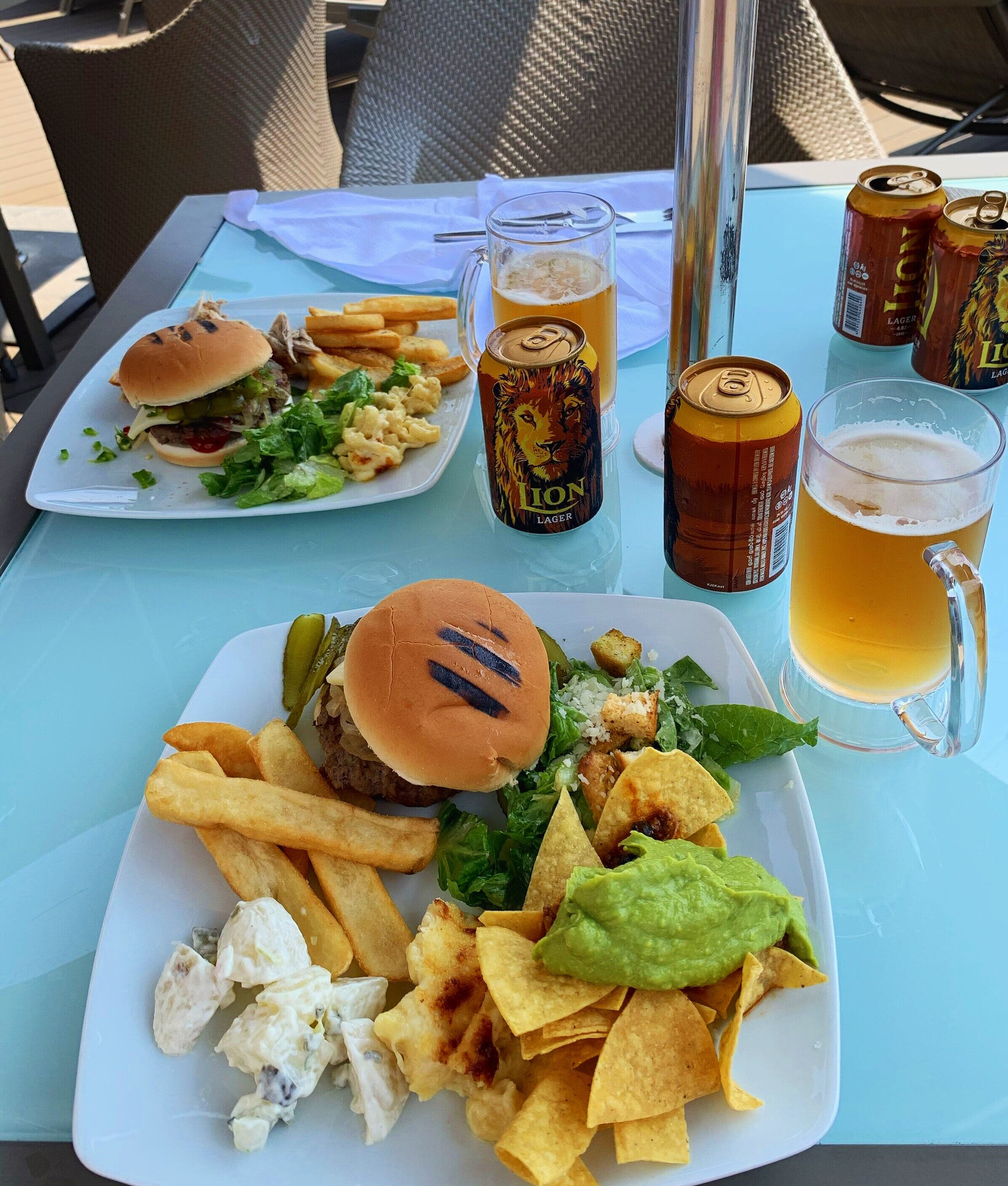 Burgers and beer!