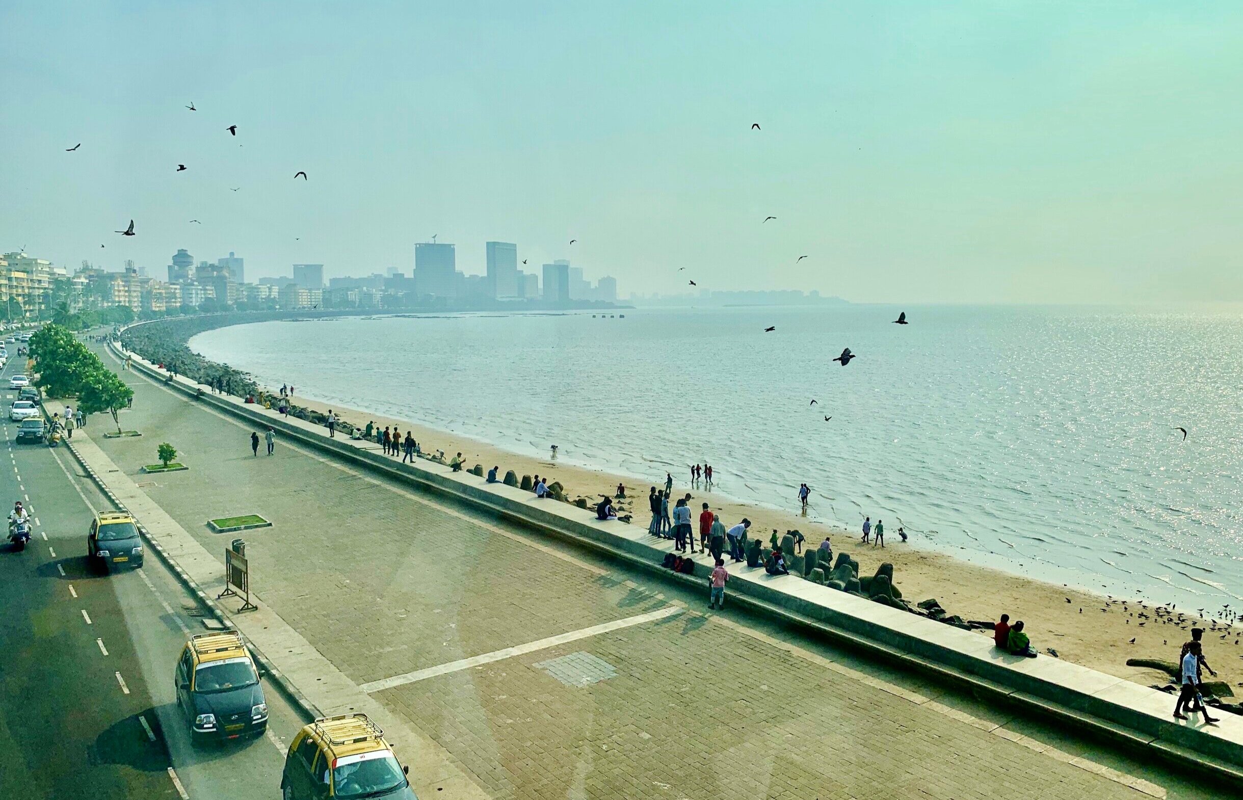Mumbai beachfront. 