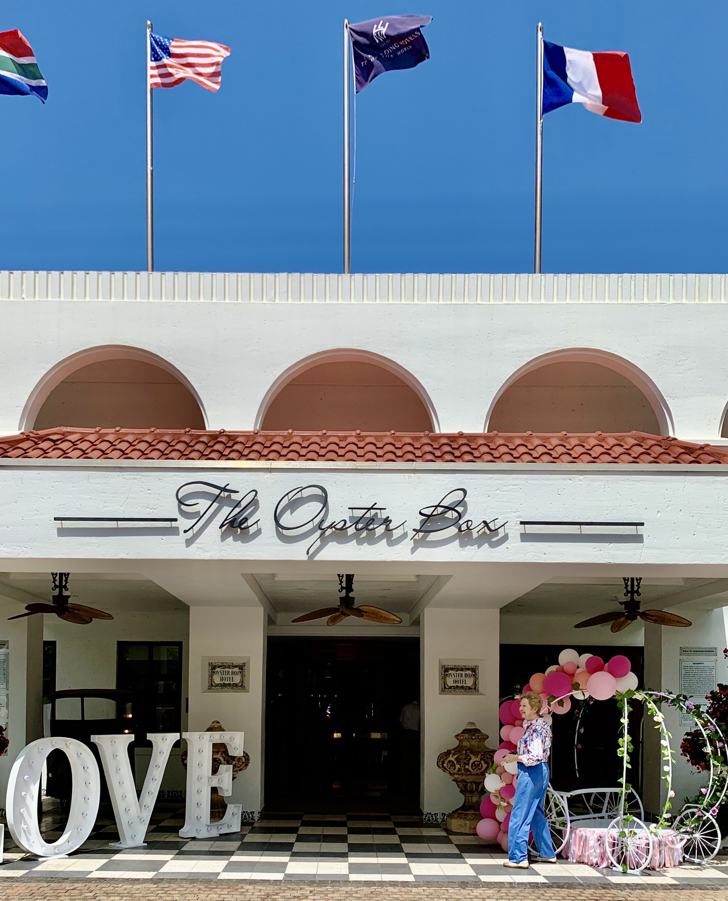  The beautiful Oyster Box hotel.  