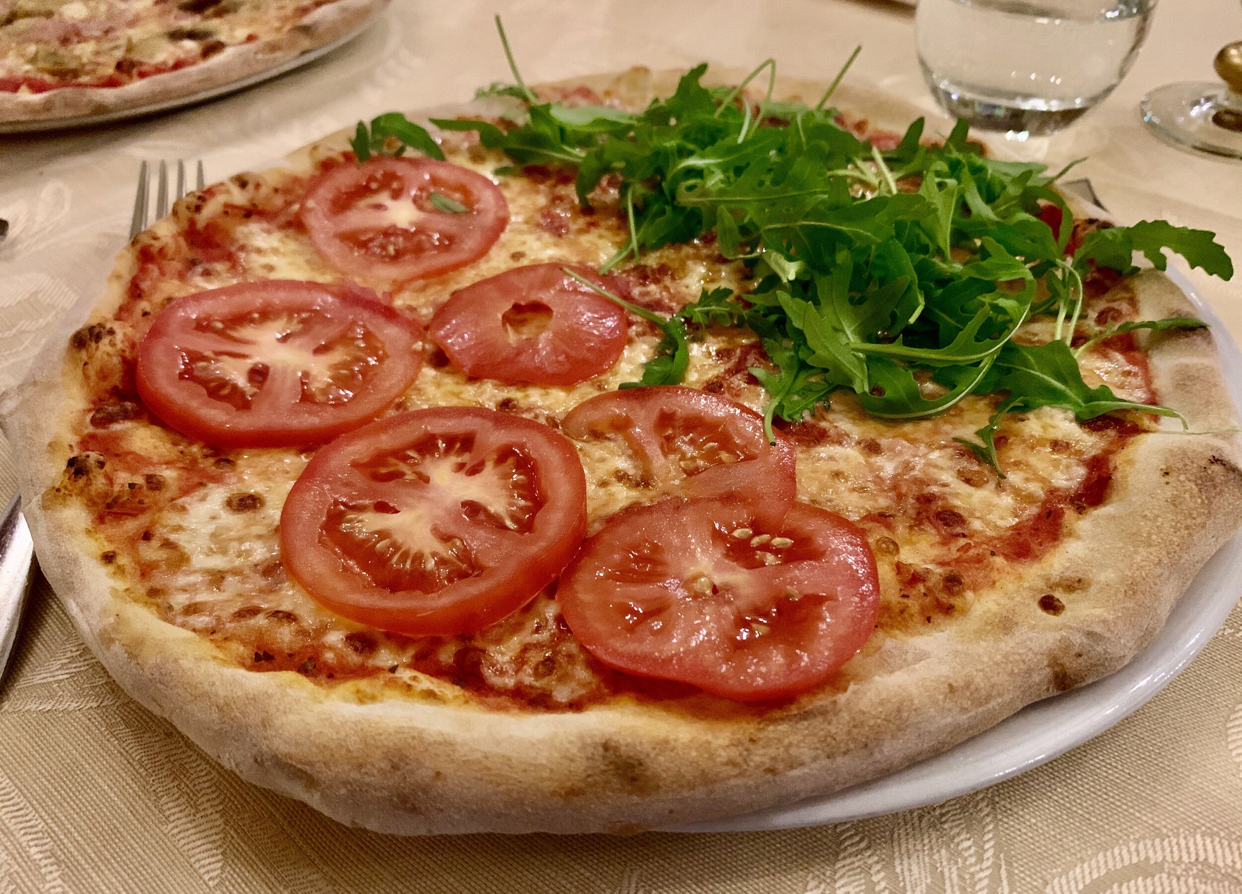 Delicious wood fired pizza