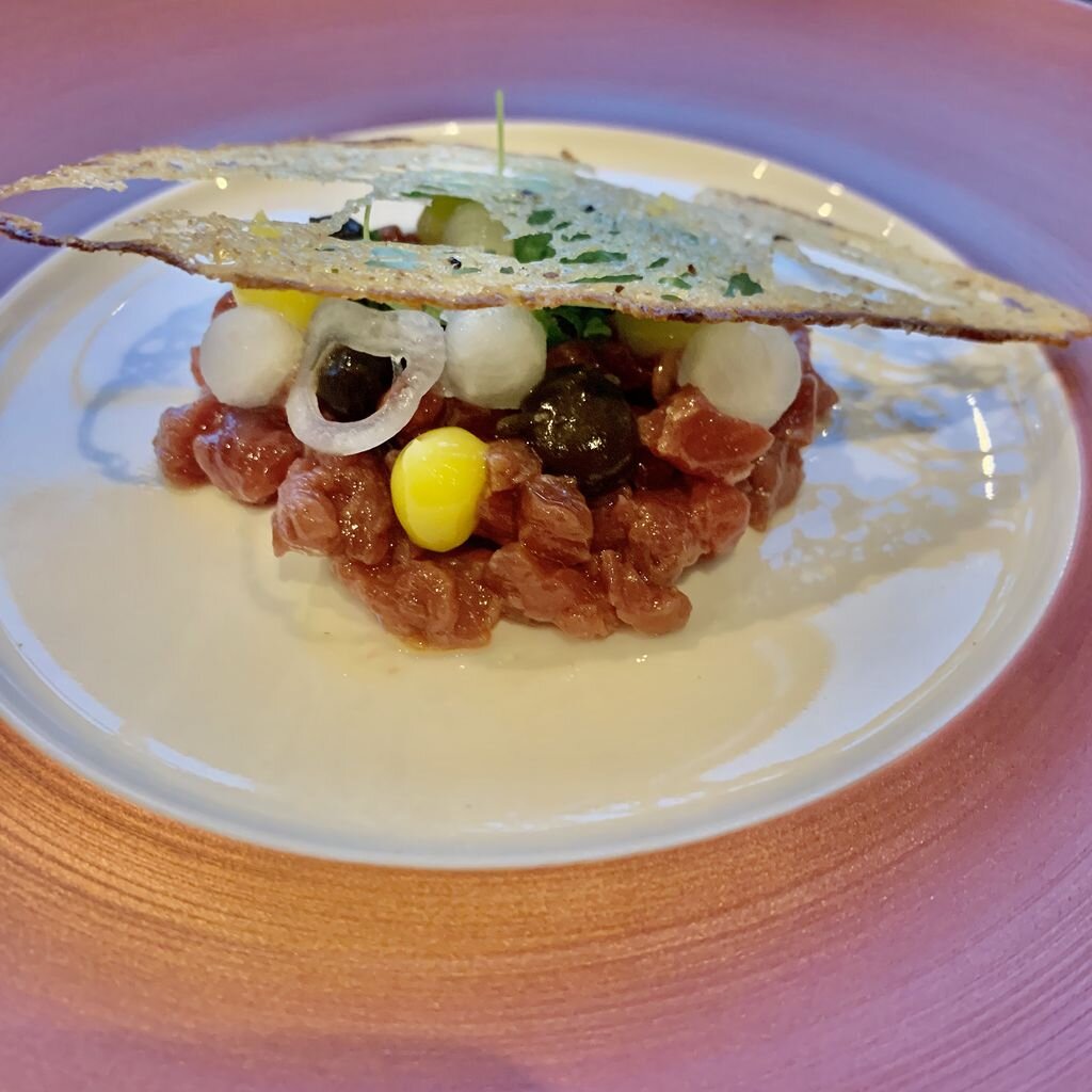  Amazing depth of flavour in this melt in the mouth beef tartare.  