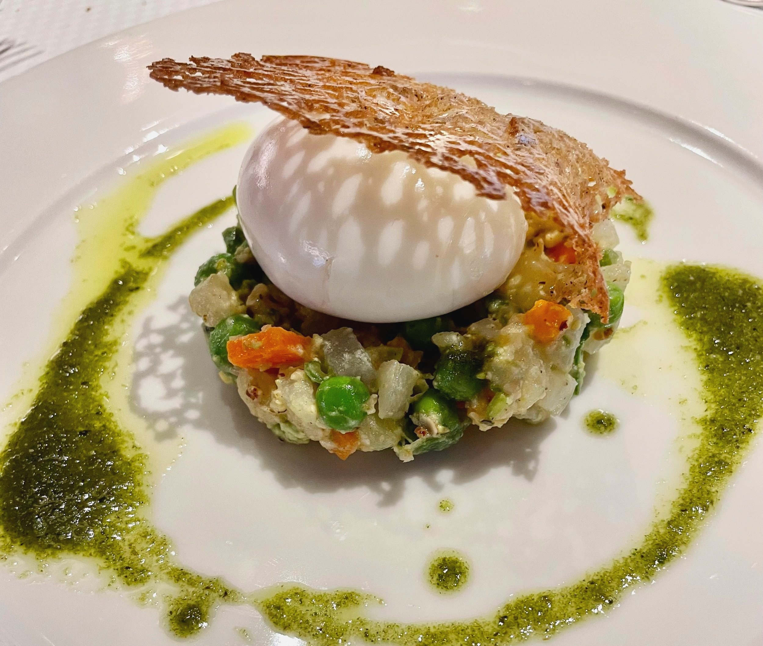  The vegetarian cold starter - a perfect egg 