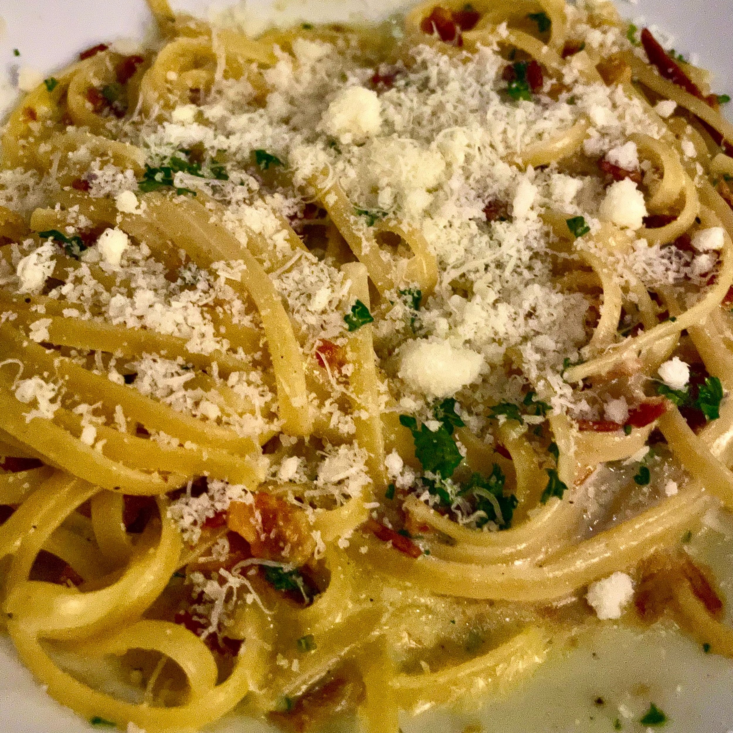 Spaghetti carbonara main