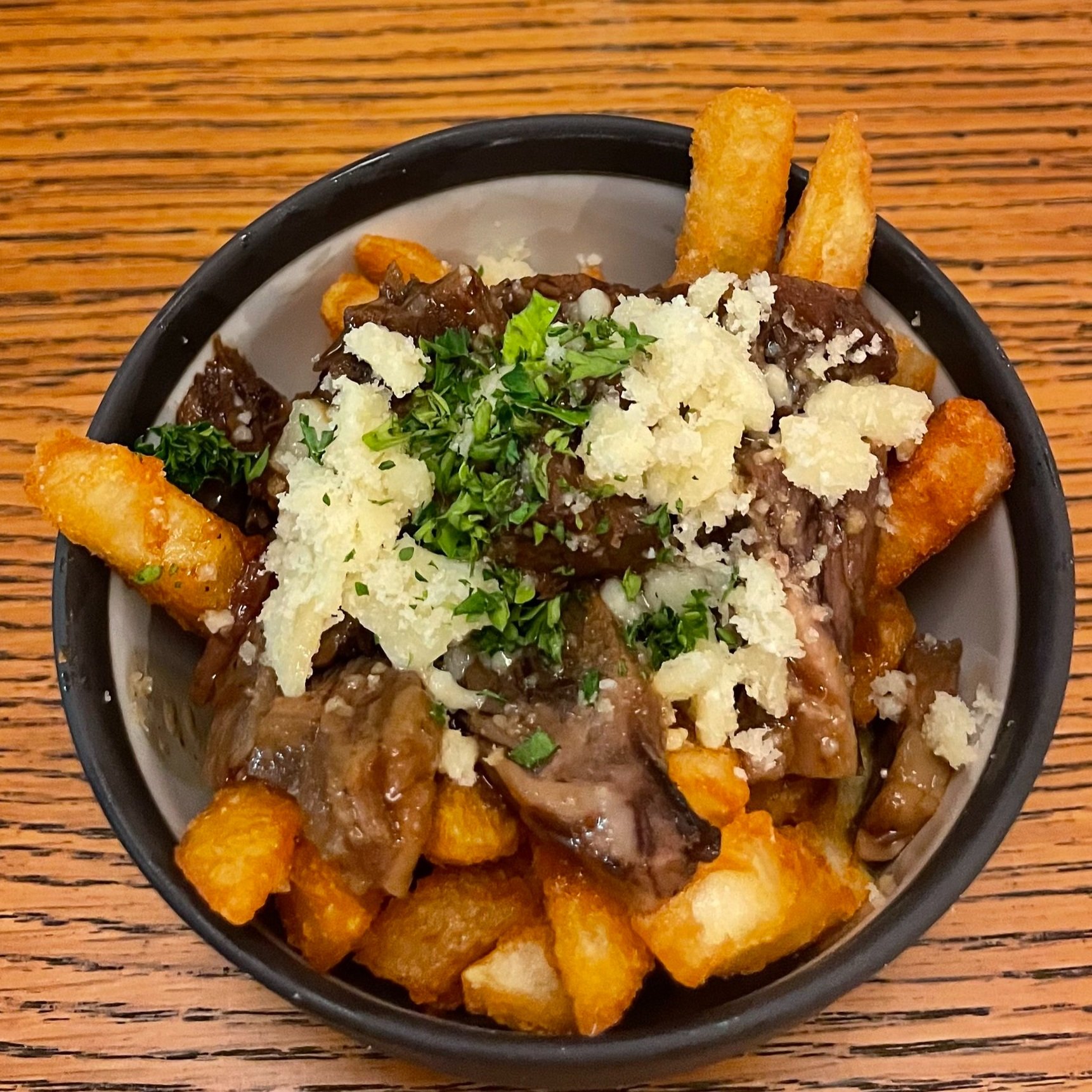 Beef Poutine and fries