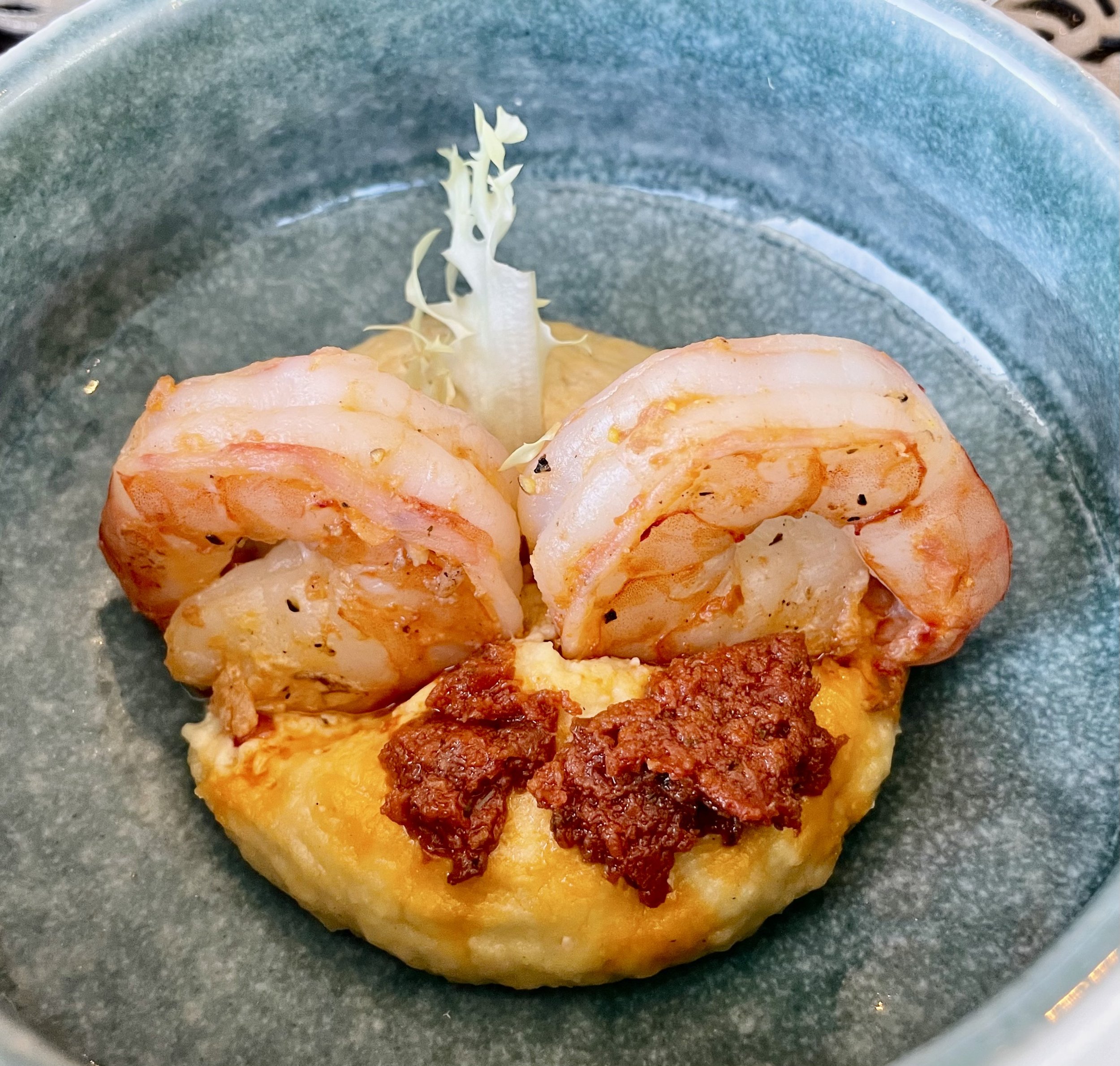  Chef's Table ‘Get the Taste’ - shrimp, houmous, tomato pesto 