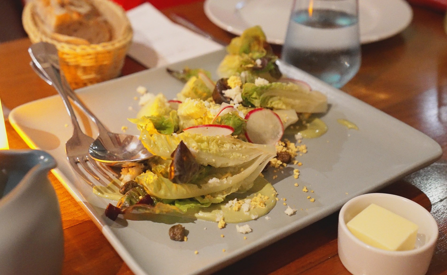 Sharing salad