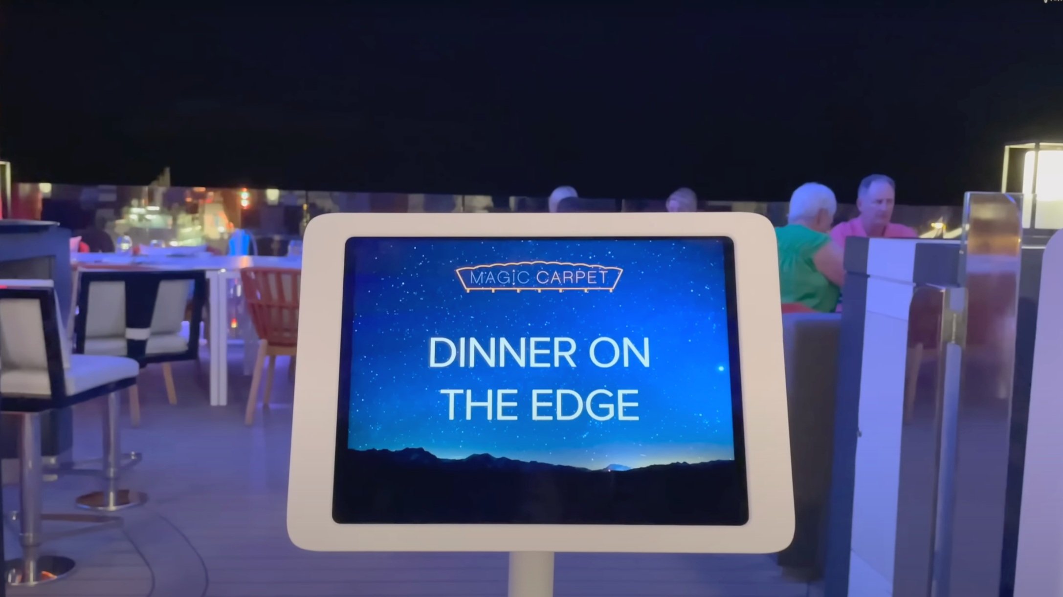  Dinner on The Edge - surely one of the most unusual restaurants in the world.  