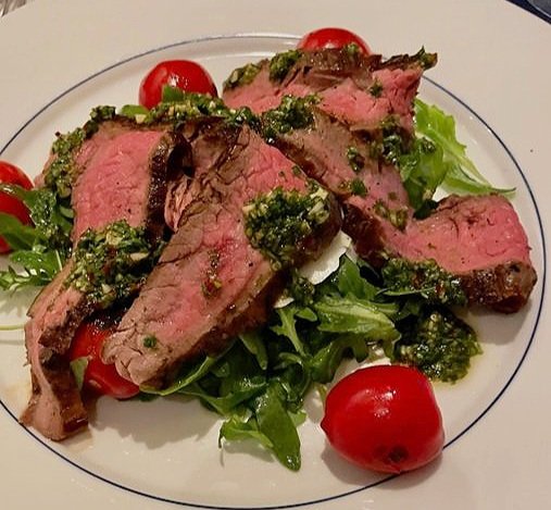  Strip steak salad 