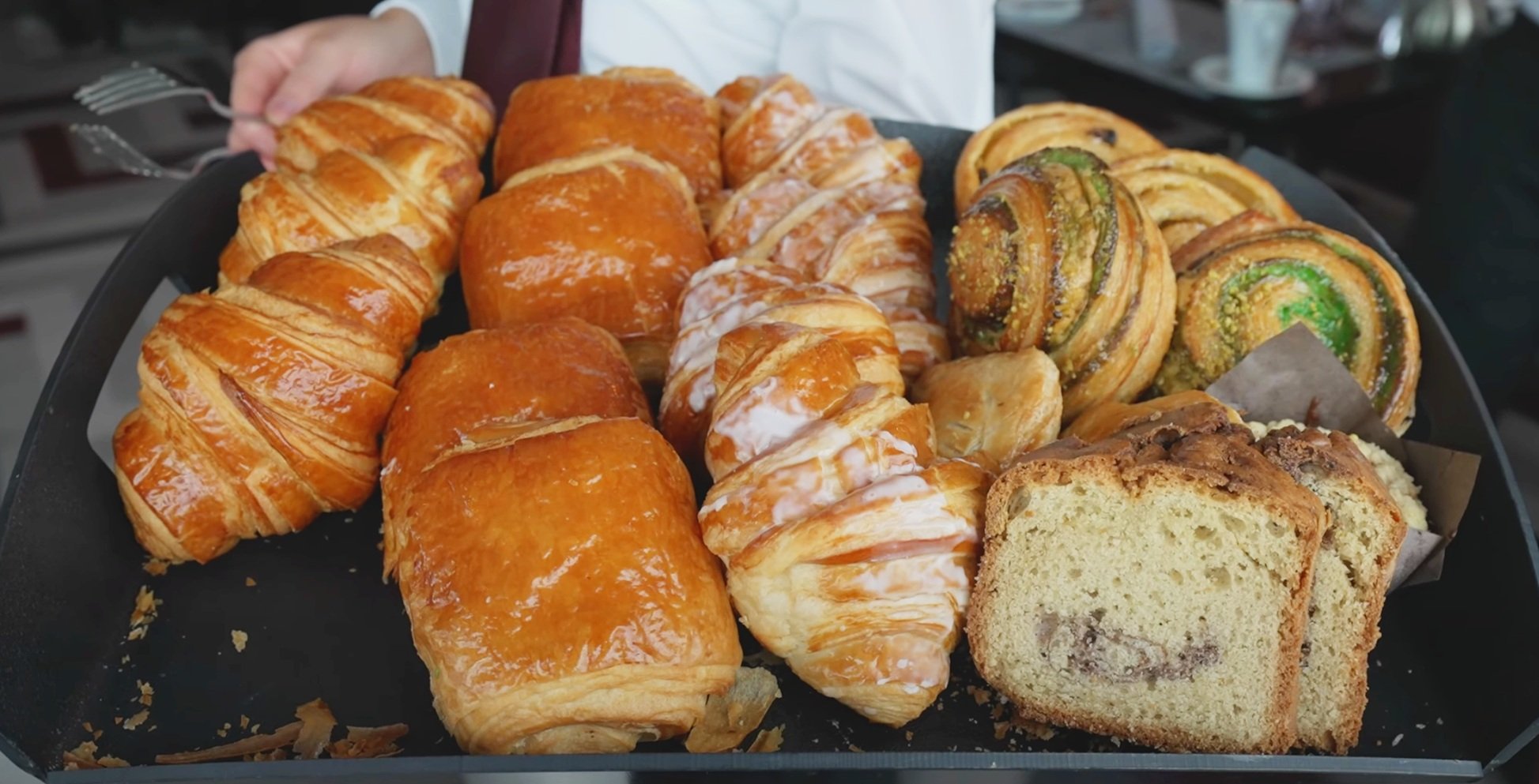  Look at those pastries! 
