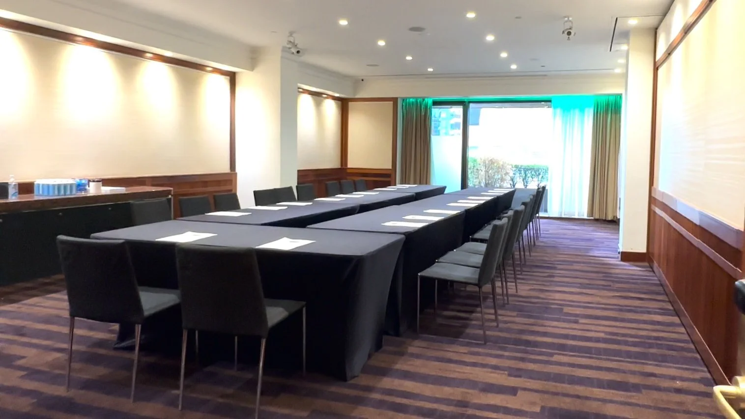 One of the meeting rooms