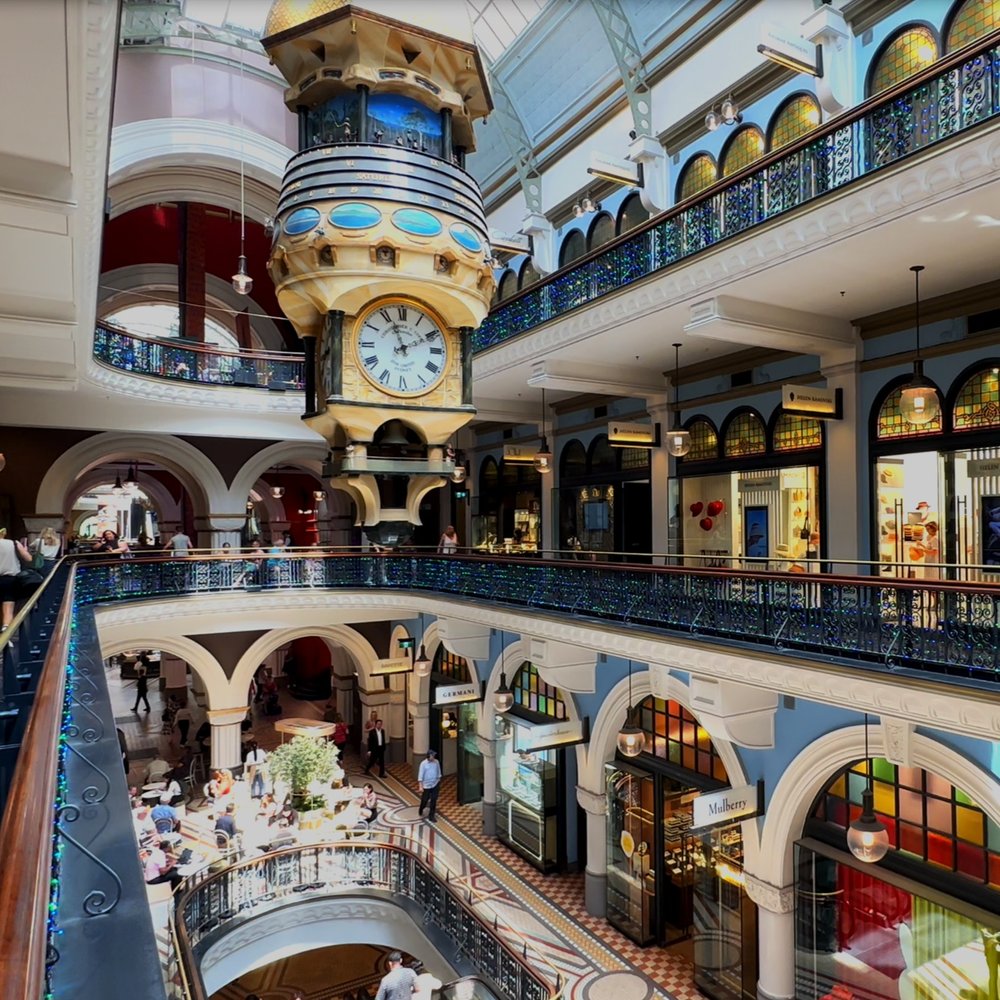 Inside the Queen Victoria Building