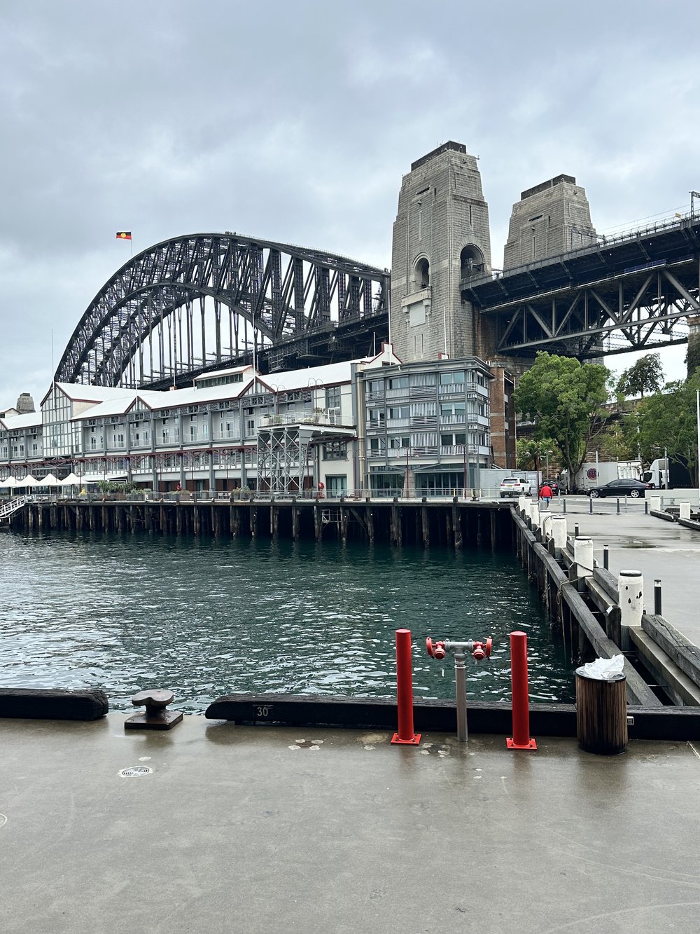 Harbour Bridge view from Moore's Wharf