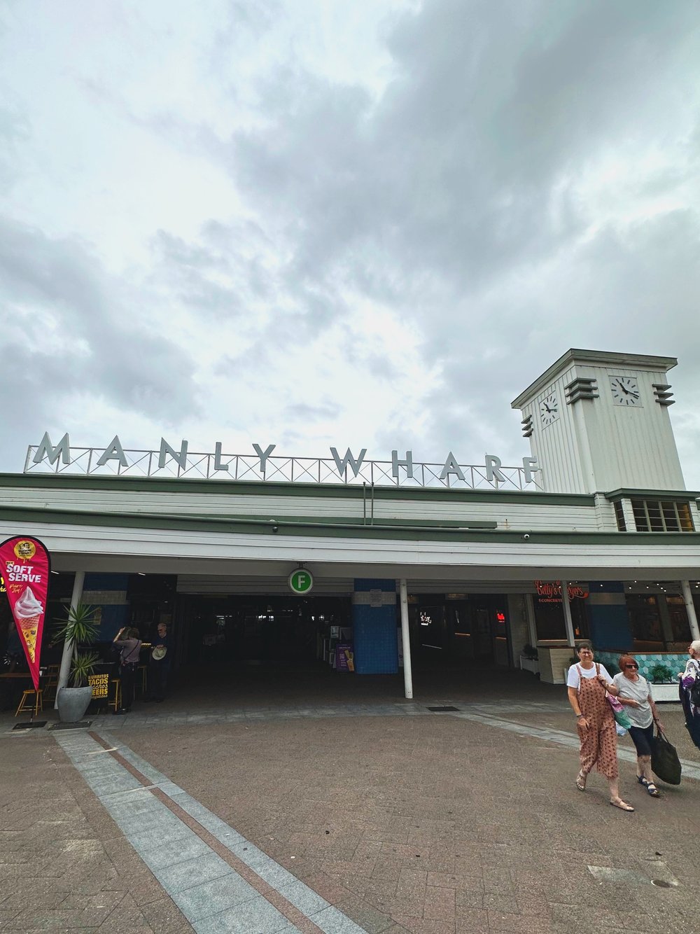 Arriving at Manly Wharf