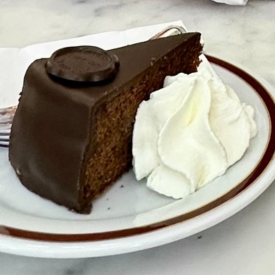 Sacher Torte at Sacher Hotel