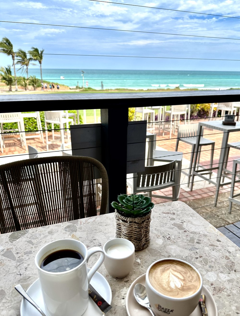 Coffee with a view....
