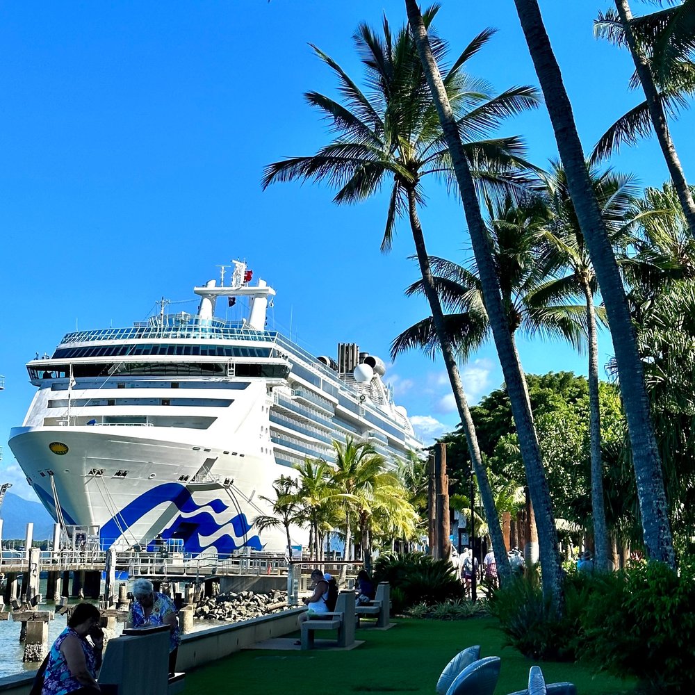Coral Princess docked in Cairns