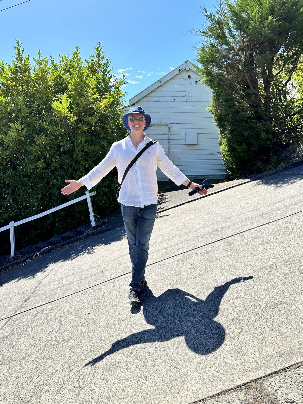 The world's steepest street in Dunedin