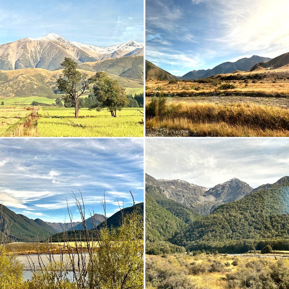 Some of the stunning inland scenery