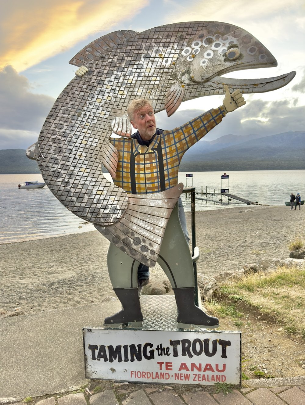 Getting to know the locals in Te Anau....
