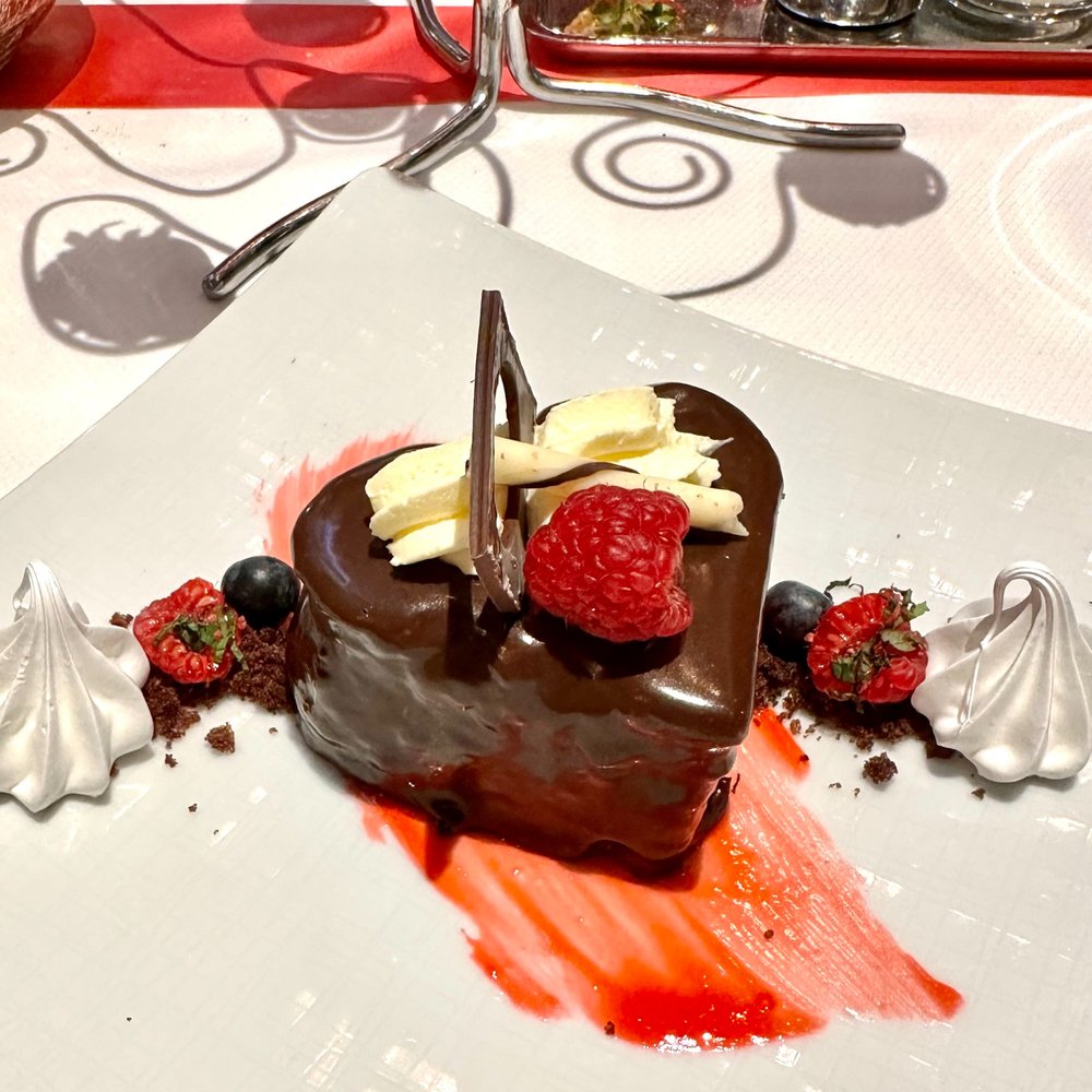 Delicious chocolate dessert