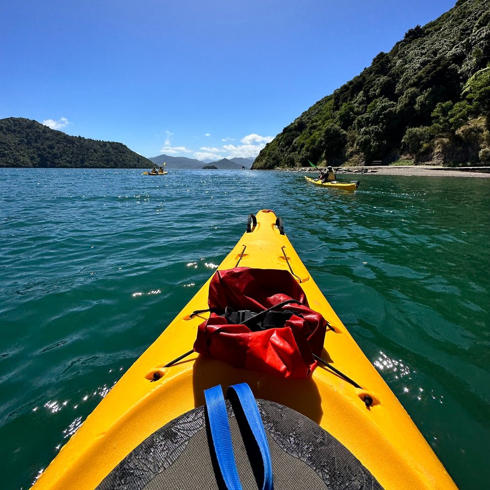 On the water