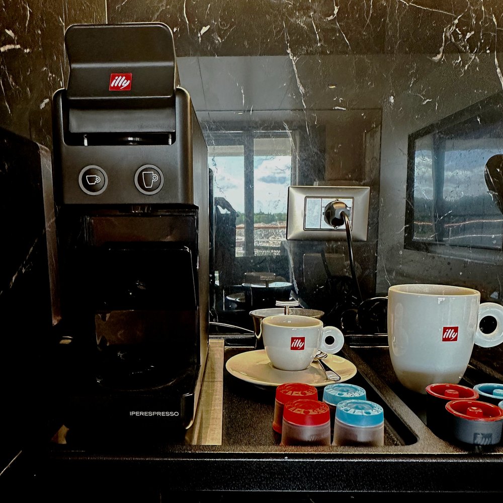 Our Illy coffee machine