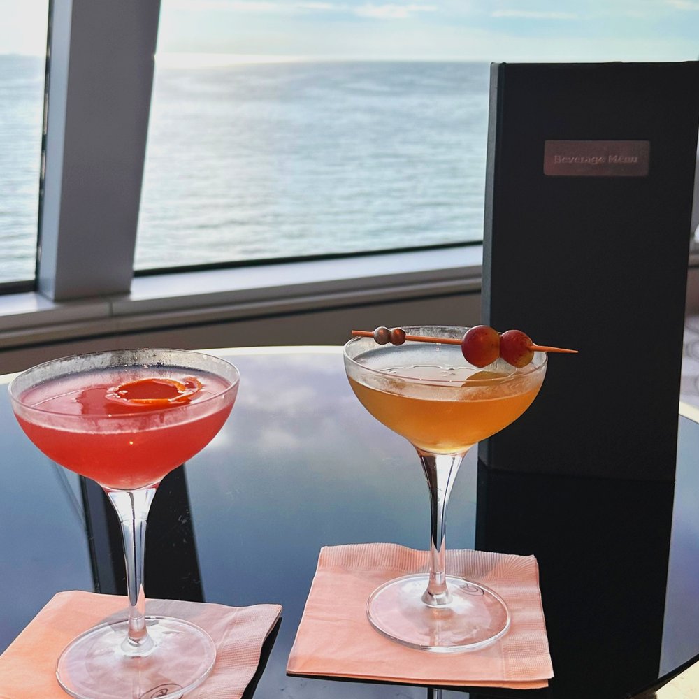 Cocktails with a view 